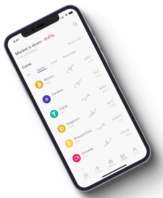 Trade 350 APP inversión en cripto